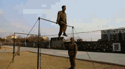 单杠四练习挂腿上动作教学和要领技巧-知新网