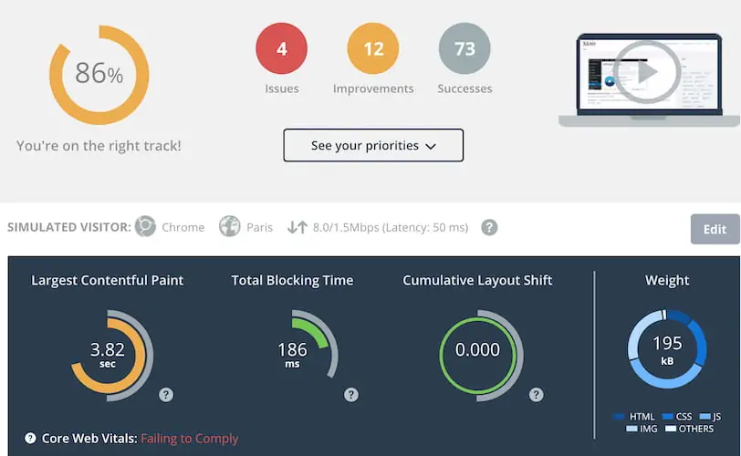 8个免费好用的外贸网站速度测试工具 - 晓得博客 DareBoost网站速度测试工具