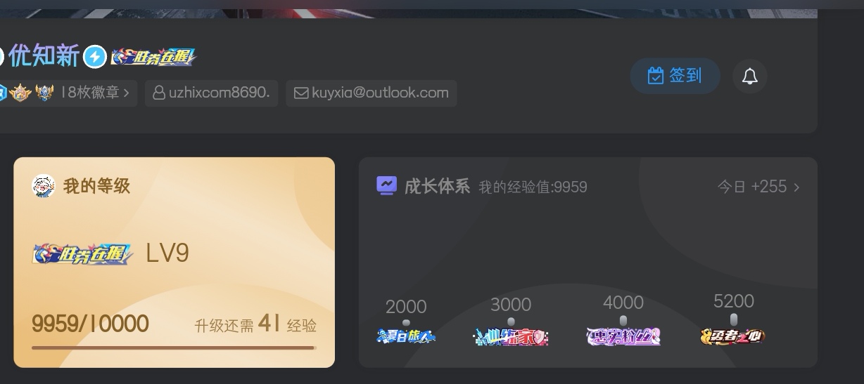 知新网的用户等级图标更新了全新版本超级好看-知新网