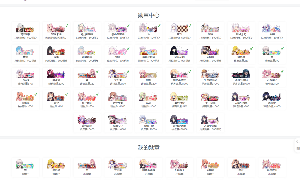 子比勋章美化展示插件全开源-知新网