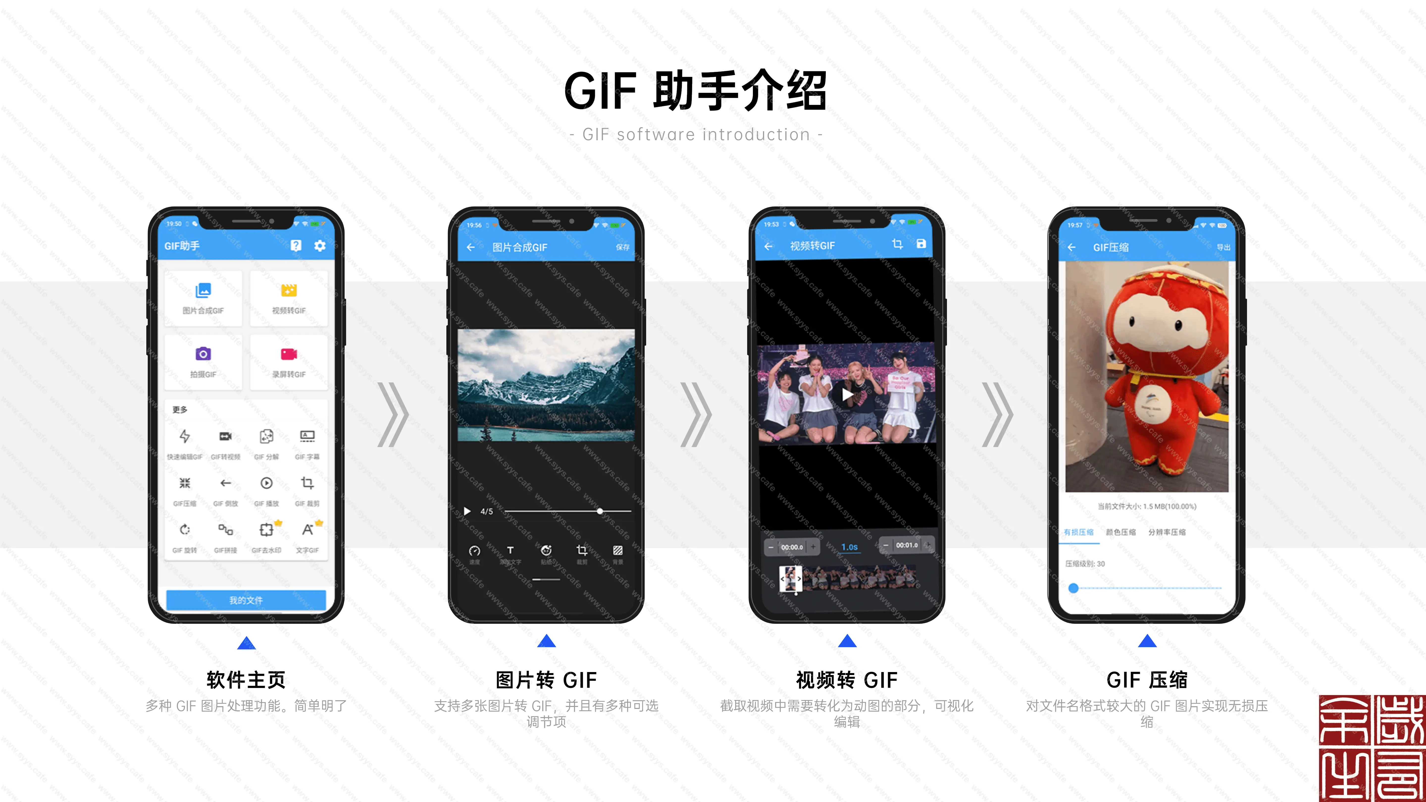 GIF 助手:简易的 GIF 图片处理工具去水印文字(解锁会员功能)-知新网