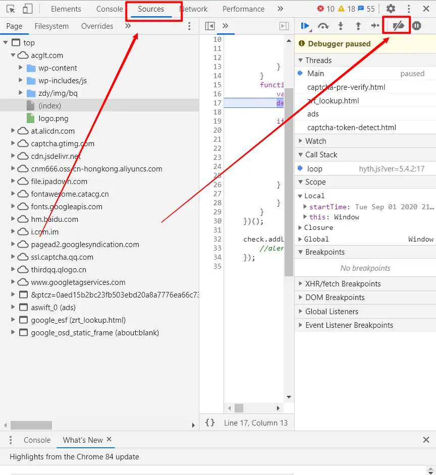 怎么绕过浏览器F12调试网页出现的Paused in debugger?-狐狸库 怎么绕过浏览器F12调试网页出现的Paused in debugger?-狐狸库