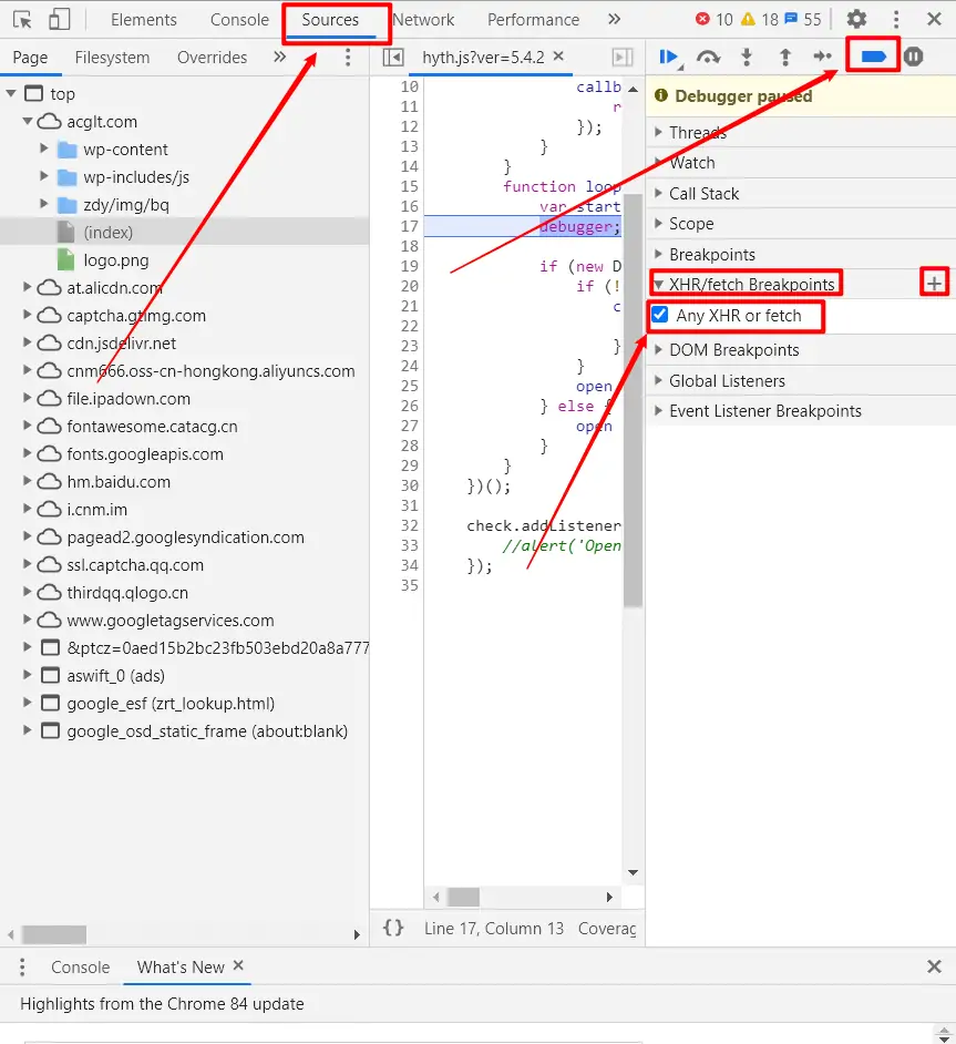 怎么绕过浏览器F12调试网页出现的Paused in debugger?-狐狸库 怎么绕过浏览器F12调试网页出现的Paused in debugger?-狐狸库