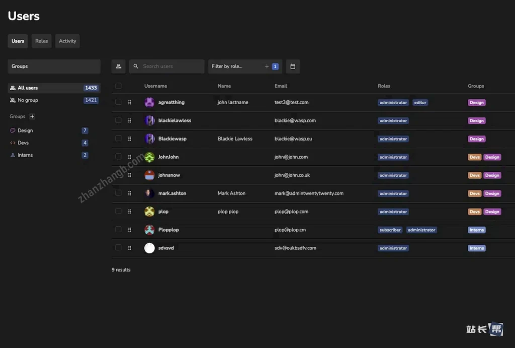 Uipress 用户管理