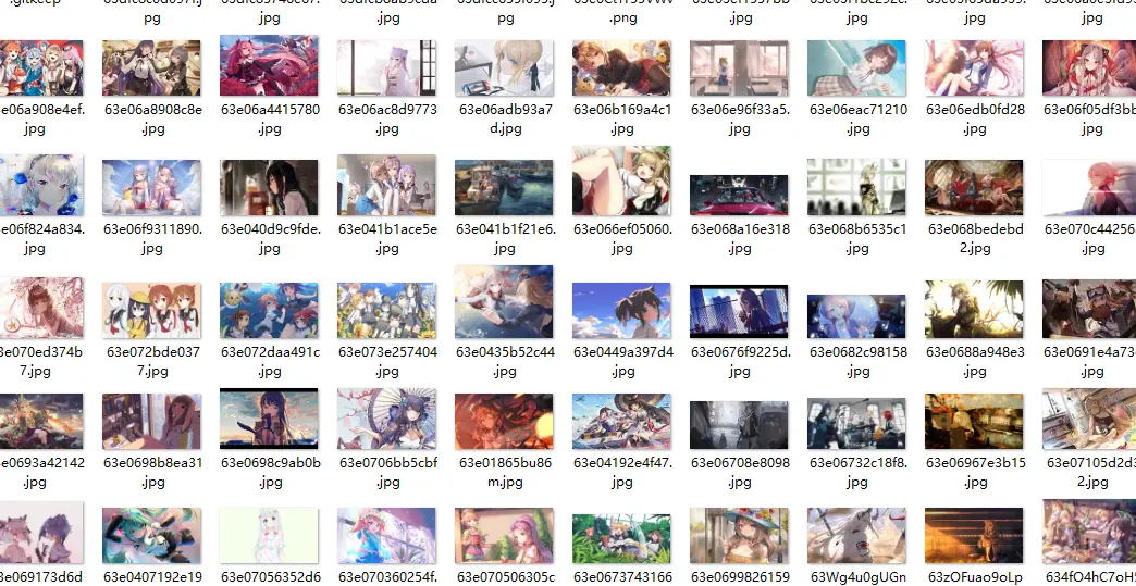 分享一个黑墨给我的一个哔哩哔哩漫画图合集和ACG二次元壁纸合集素材包(本站已用于404页面)-知新网