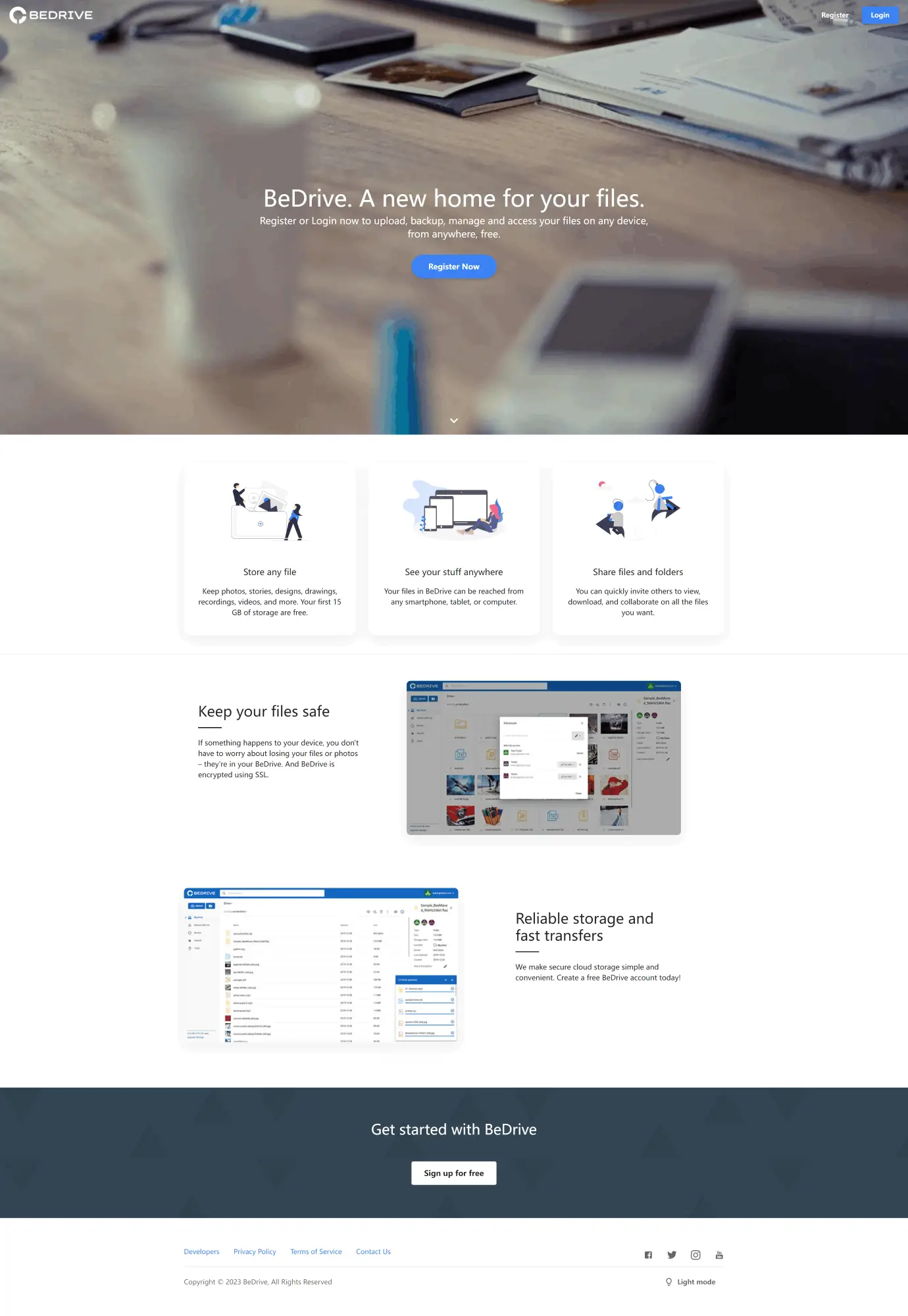 PHP文件分享和云存储源码 Bedrive v3.1.1-知新网