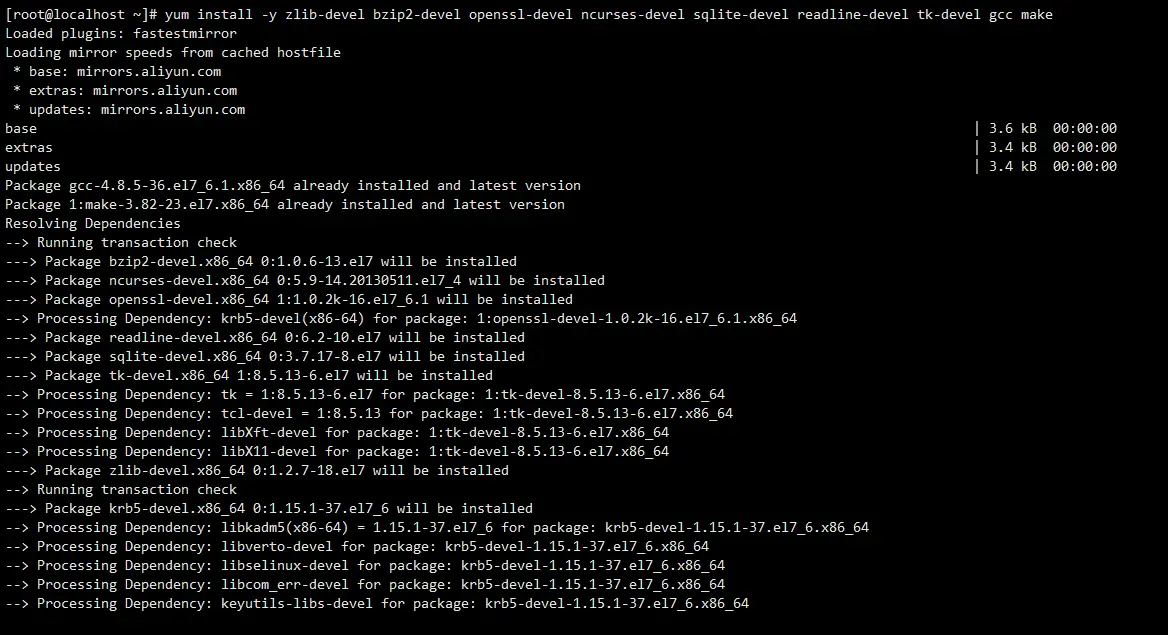 CentOS 7.0下安装Python3.6-知新网