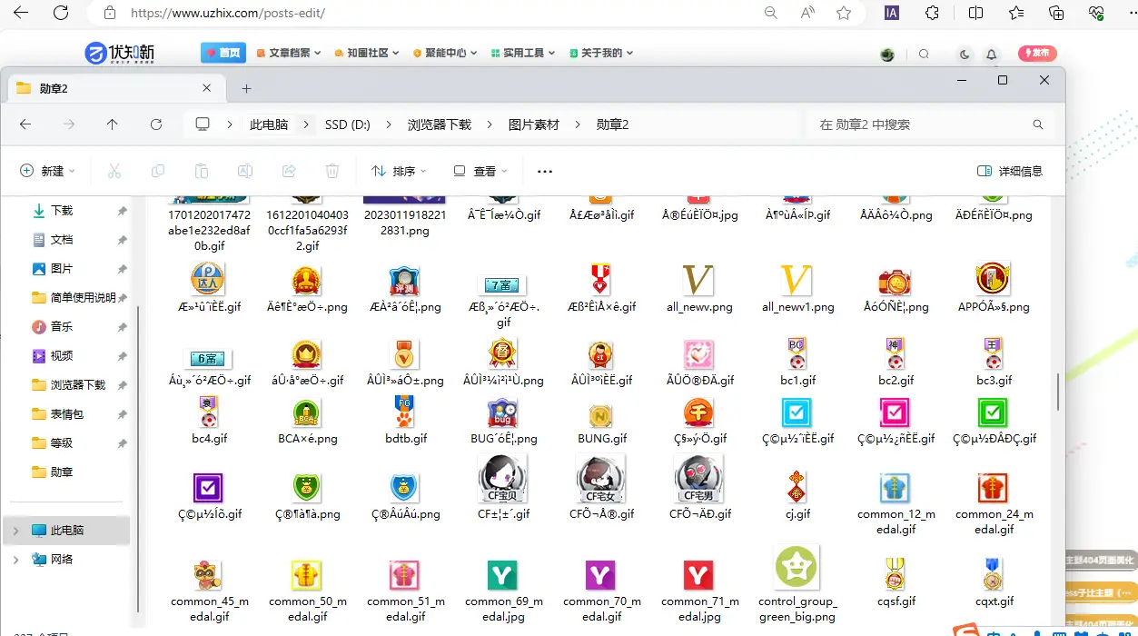 discuz论坛社区可用的称号等级小图标徽章337个（这个资源包一些杂乱哦）-知新网