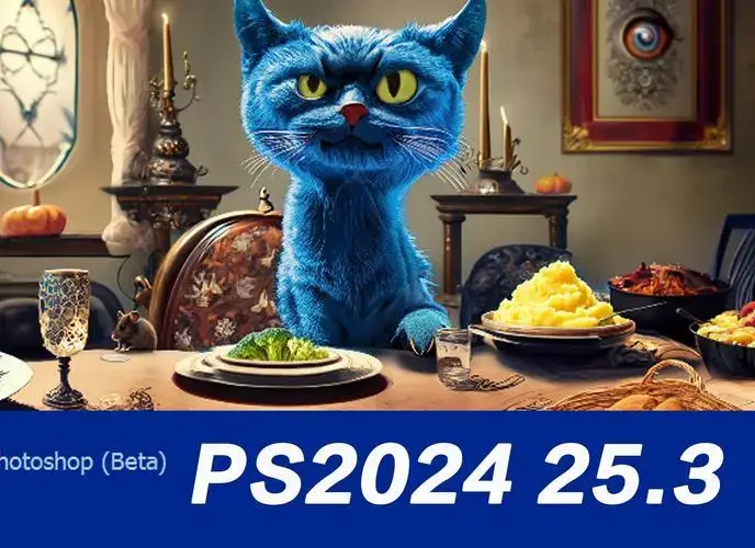 蓝猫版PS 2024 Beta 25.3支持Ai神经滤镜-知新网