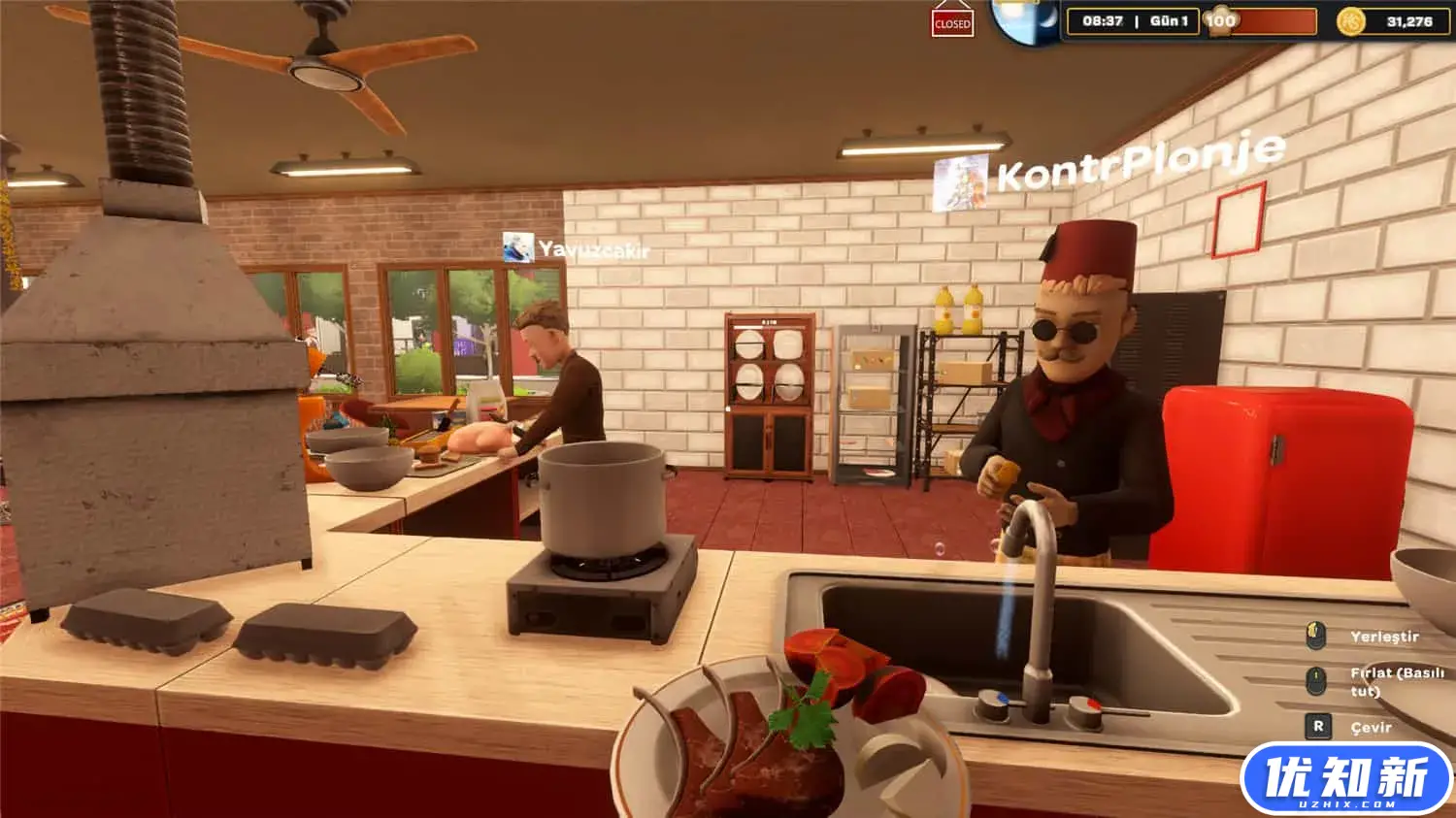 烤肉串模拟器/Kebab Chefs! - Restaurant Simulator-知新网