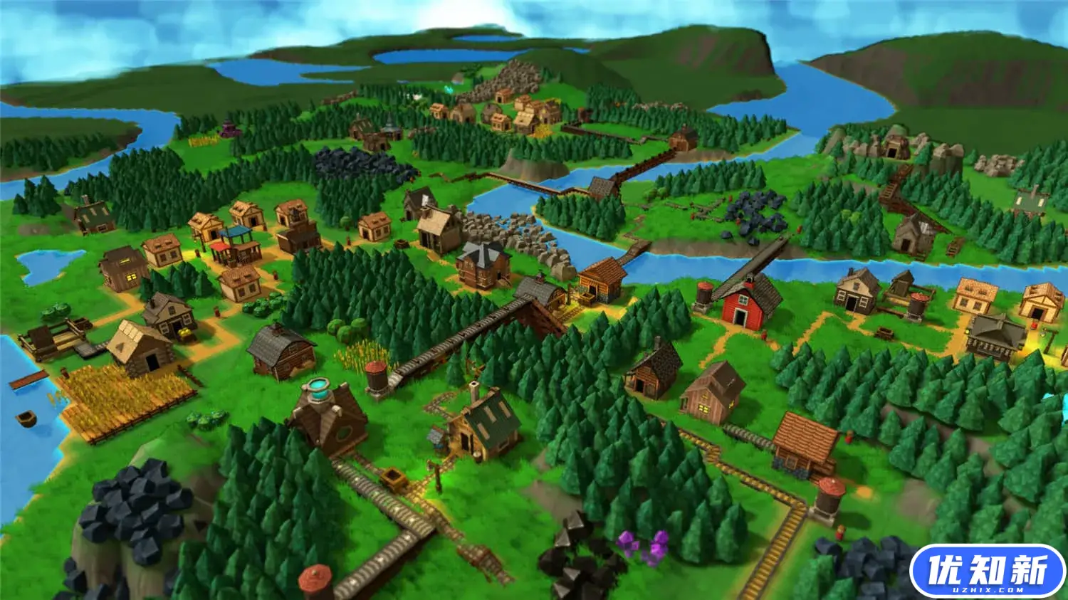 工业小镇/Factory Town-知新网