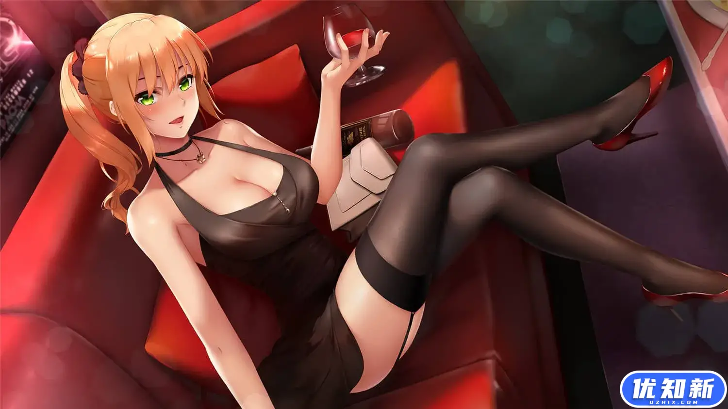 摇曳女孩:兴奋/Swaying Girl-知新网