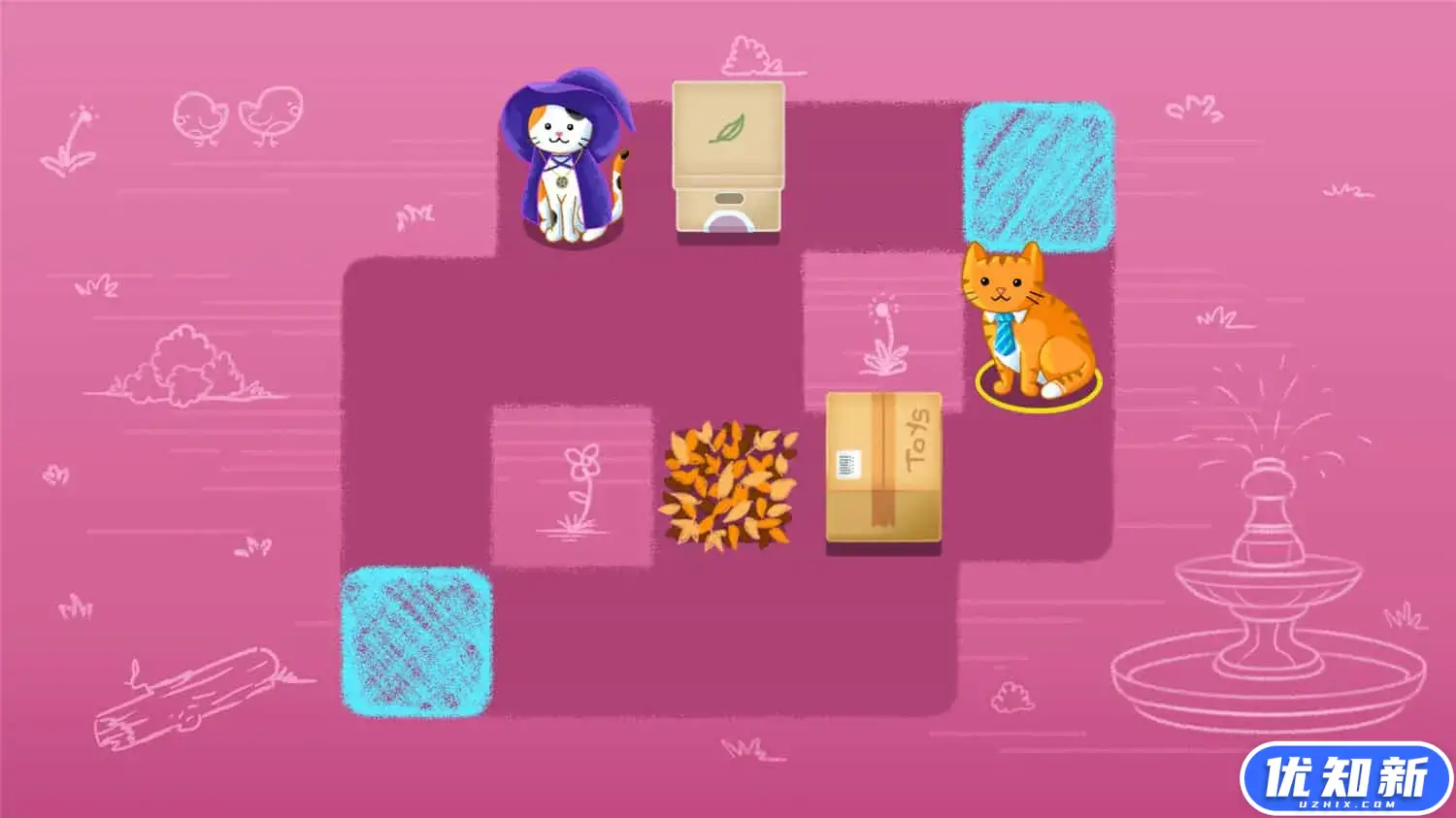 猫咪爱盒子/Cats Love Boxes-知新网