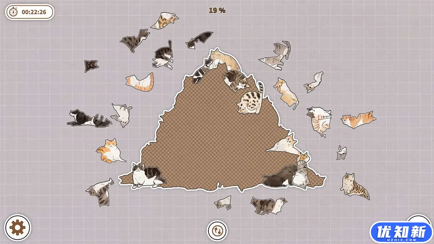 挤在一起的猫猫/Cats Huddled Together-知新网