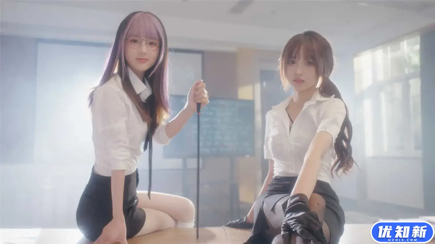 美女,请别影响我学习/Knowledge, or know Lady-知新网