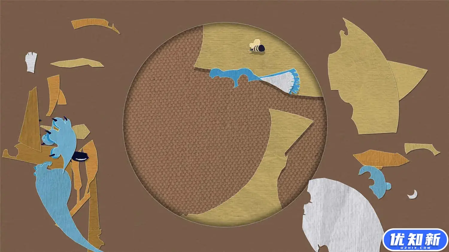 剪纸美术馆-自然/Papercut Art Gallery-Nature-知新网