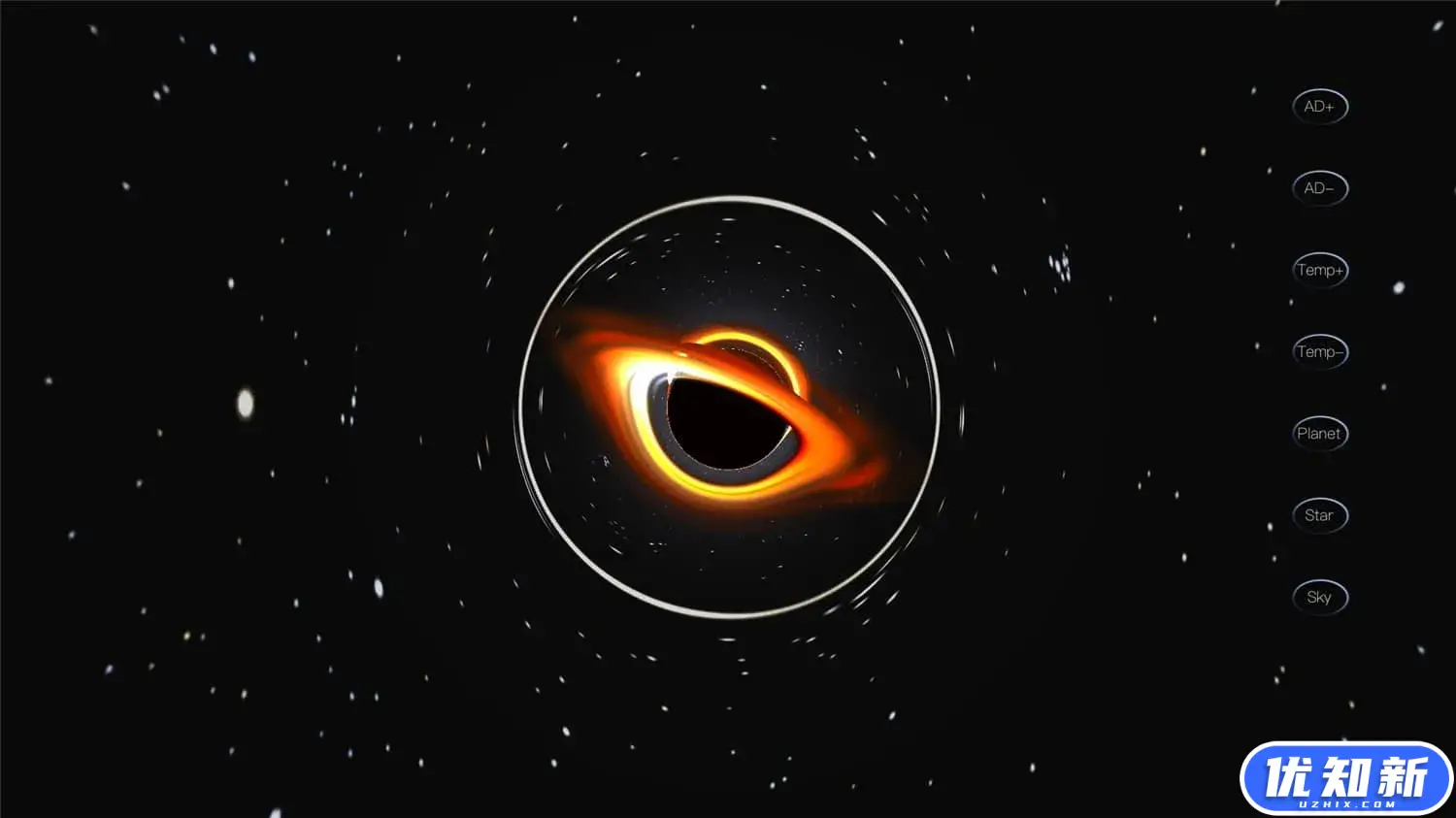 黑洞模拟器/Black Hole Simulator-知新网