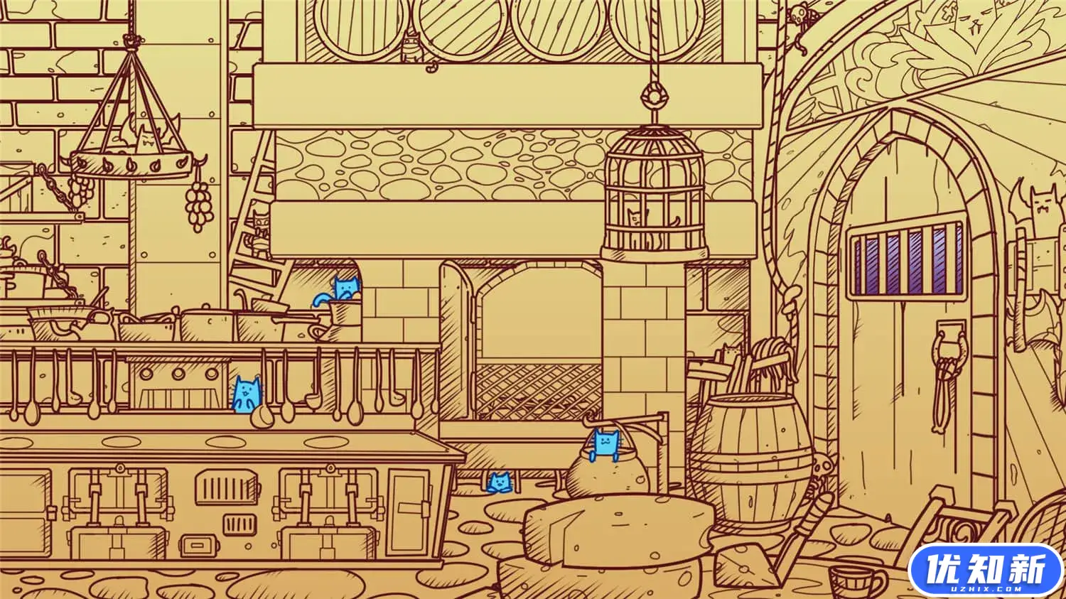 城堡满是猫/A Castle Full of Cats-知新网