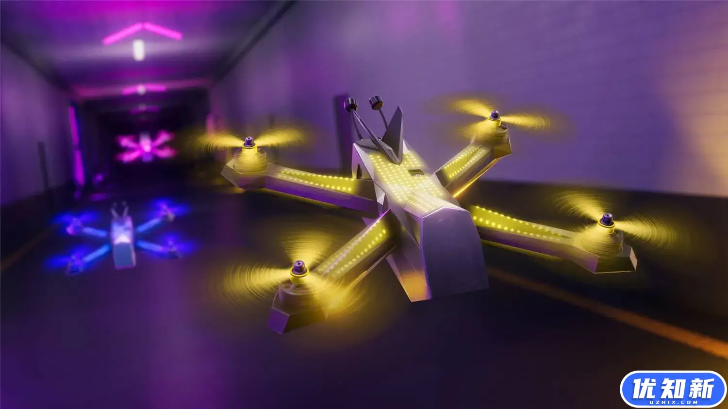 无人机竞速联盟模拟器/The Drone Racing League-知新网