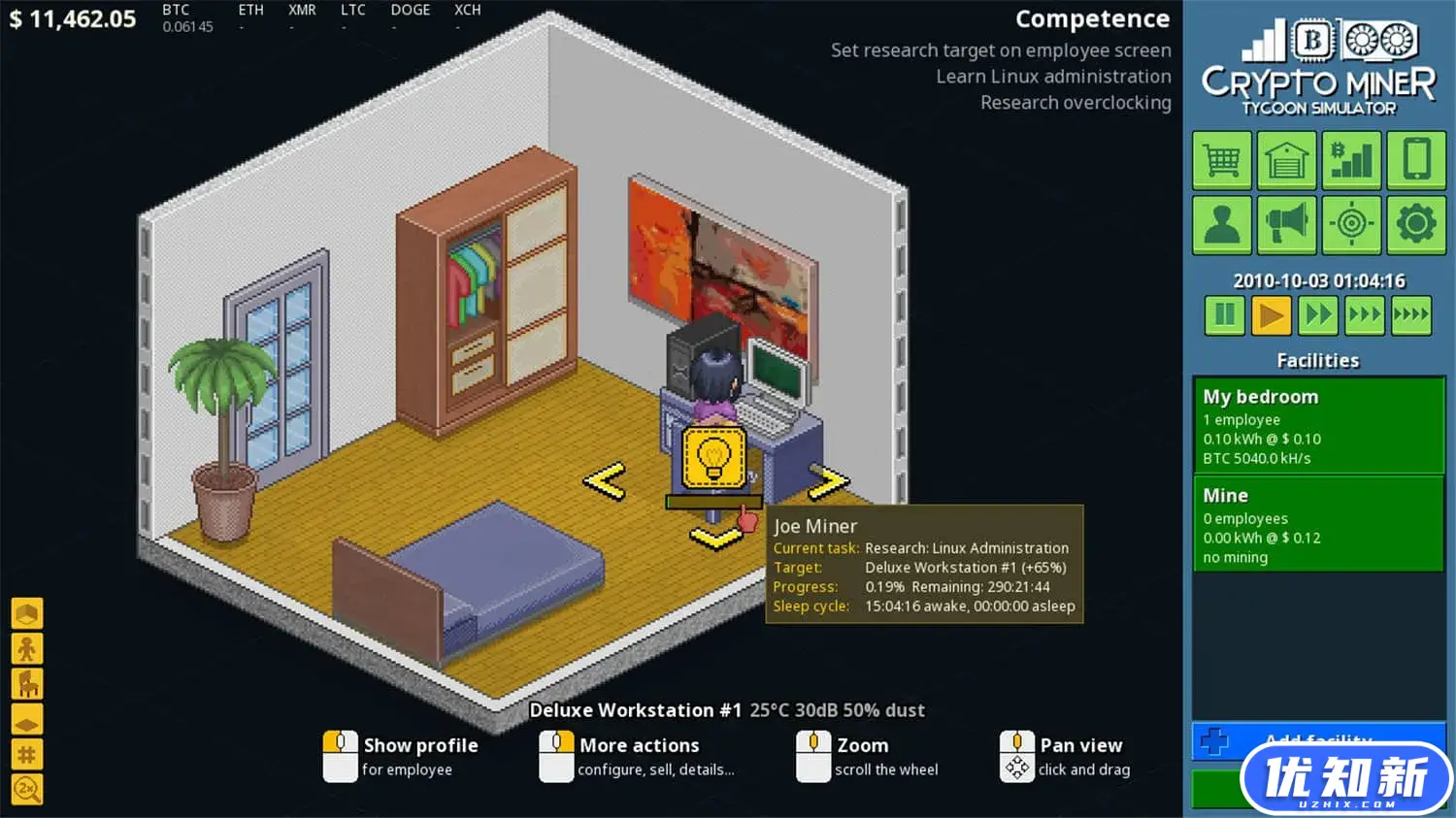 挖矿大亨模拟器/Crypto Miner Tycoon Simulator-知新网