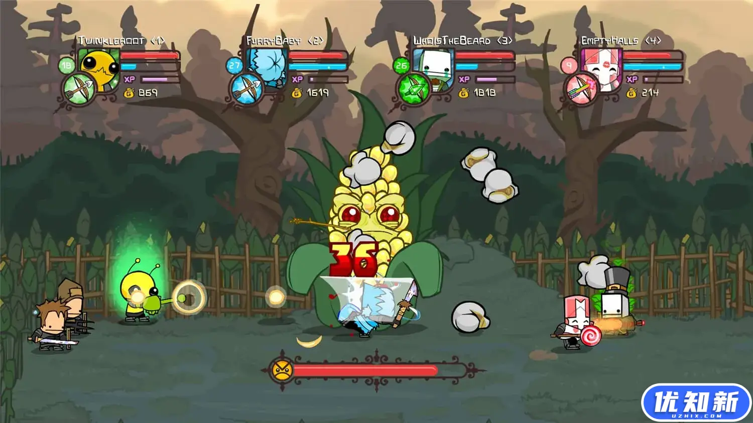 城堡毁灭者/城堡破坏者/Castle Crashers-知新网