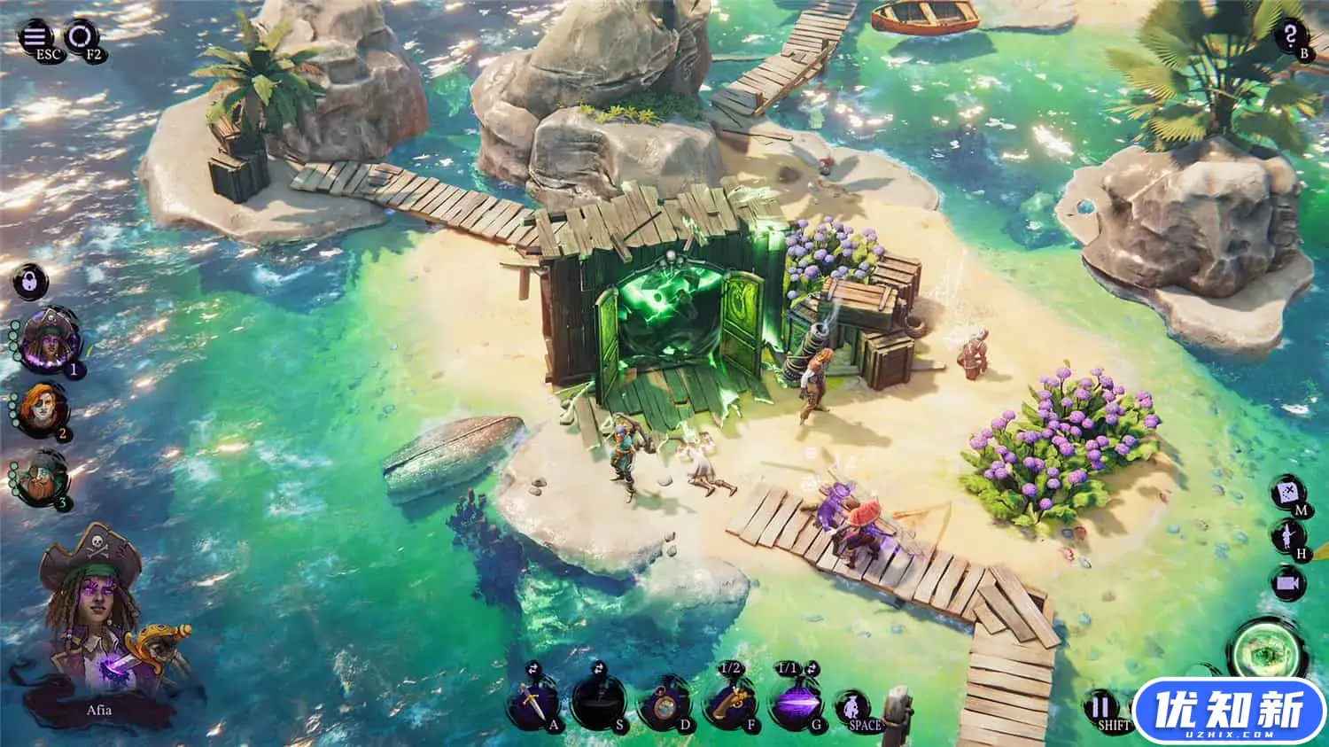 影子诡局：被诅咒的海盗/Shadow Gambit: The Cursed Crew-知新网