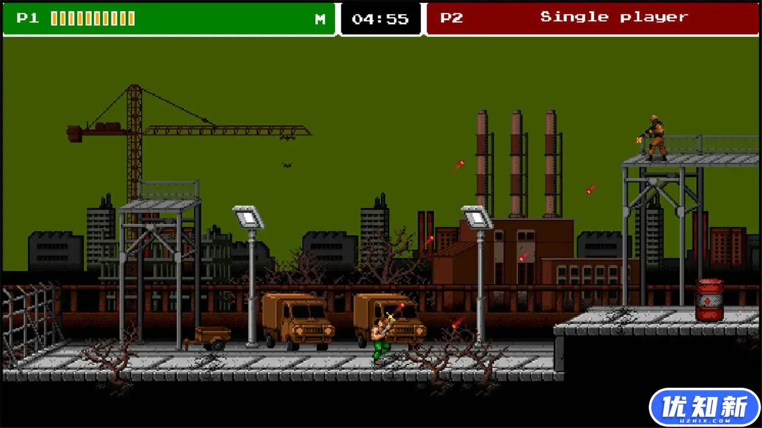 8位机敢死队/复刻魂斗罗/8-Bit Commando-知新网