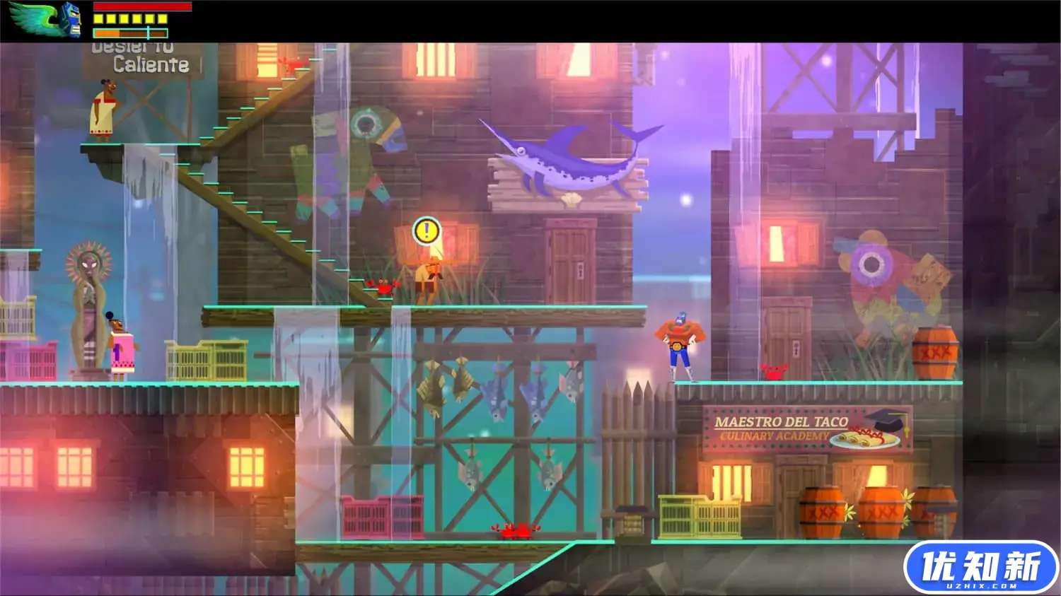 墨西哥英雄大混战:超级漩涡冠军版/Guacamelee! Super Turbo Championship Edition-知新网